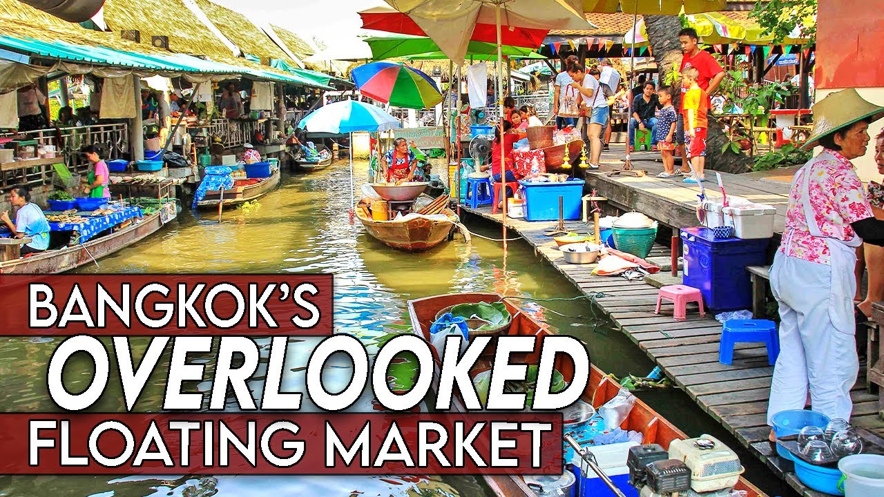 angkok's floating markets are a must-visit for any traveler